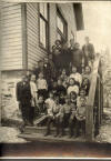 Students on Galena School steps